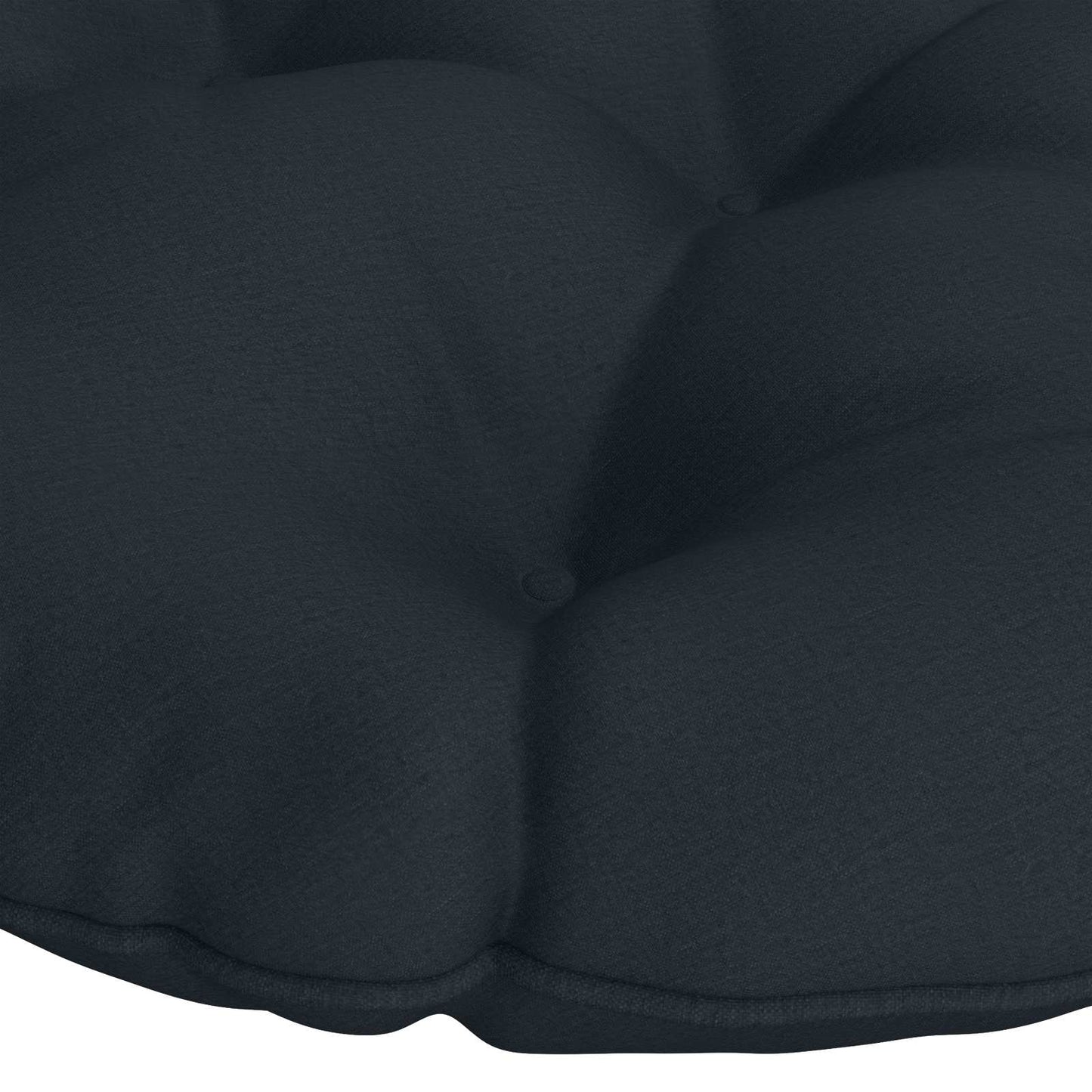 Papasan stolspude VIANEN 100% polyester Mørk blå Ø 100 x 12 cm