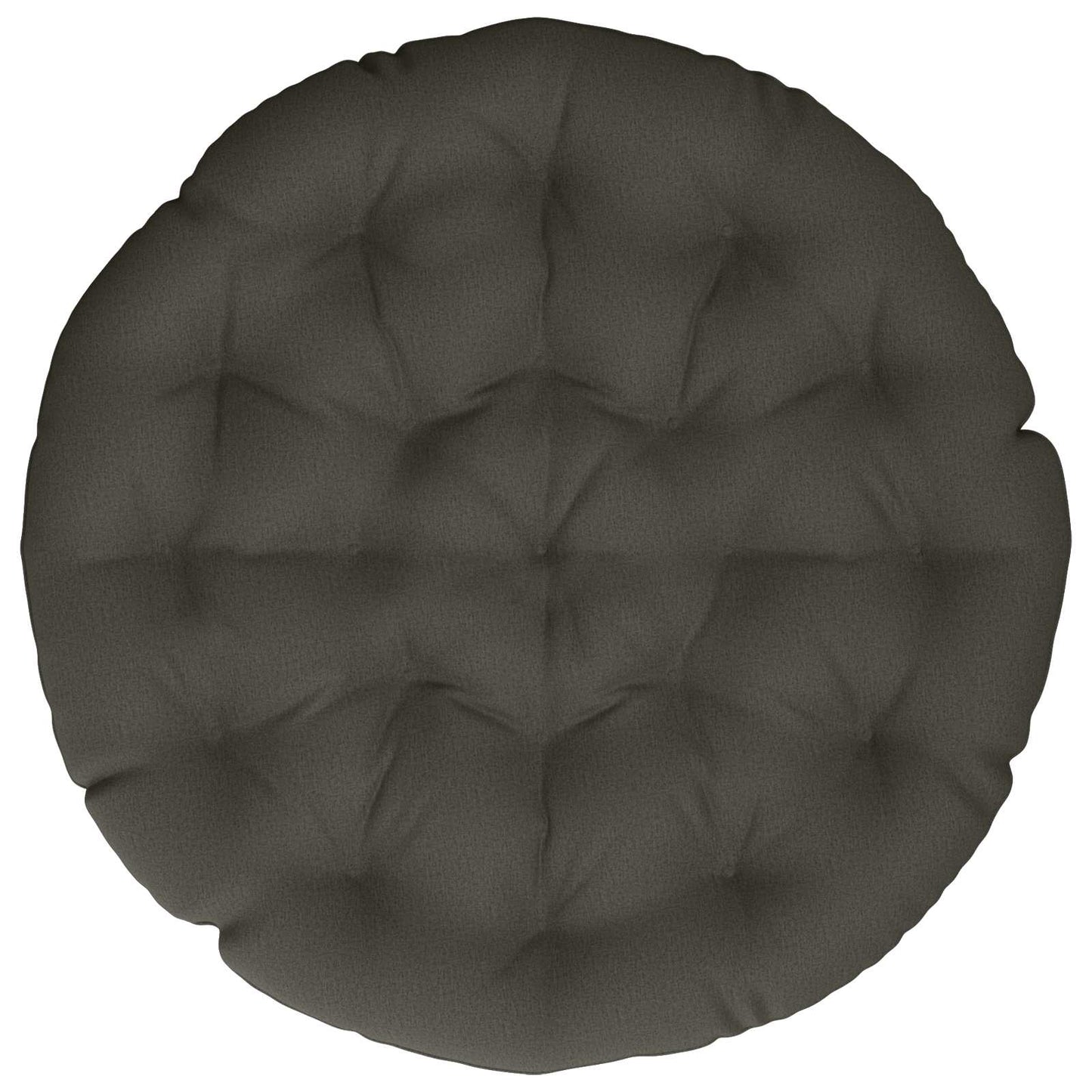 Papasan stolspude VIANEN 100% polyester Antracit Ø 100 x 12 cm
