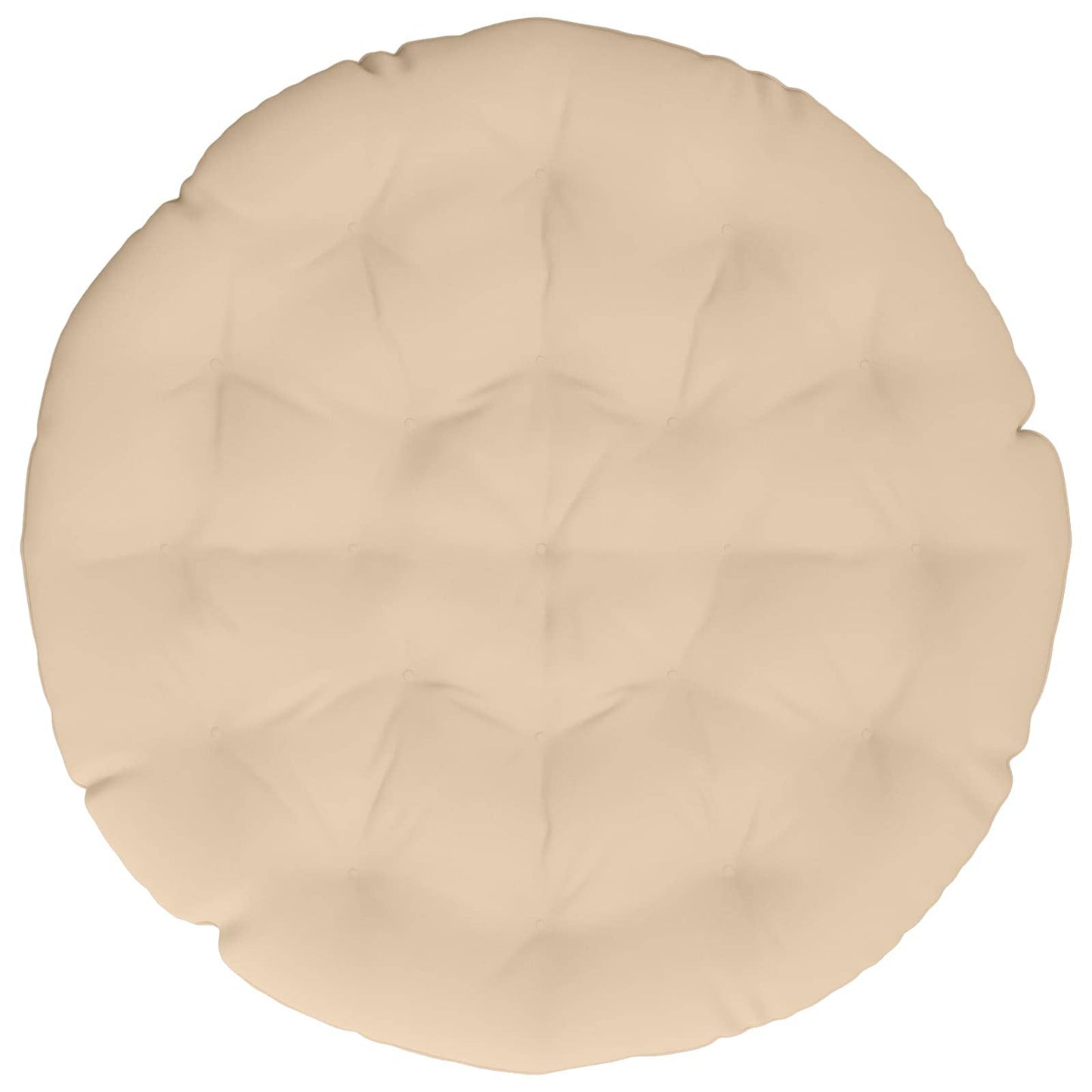 Papasan stolspude VIANEN 100% polyester Cremefarvet