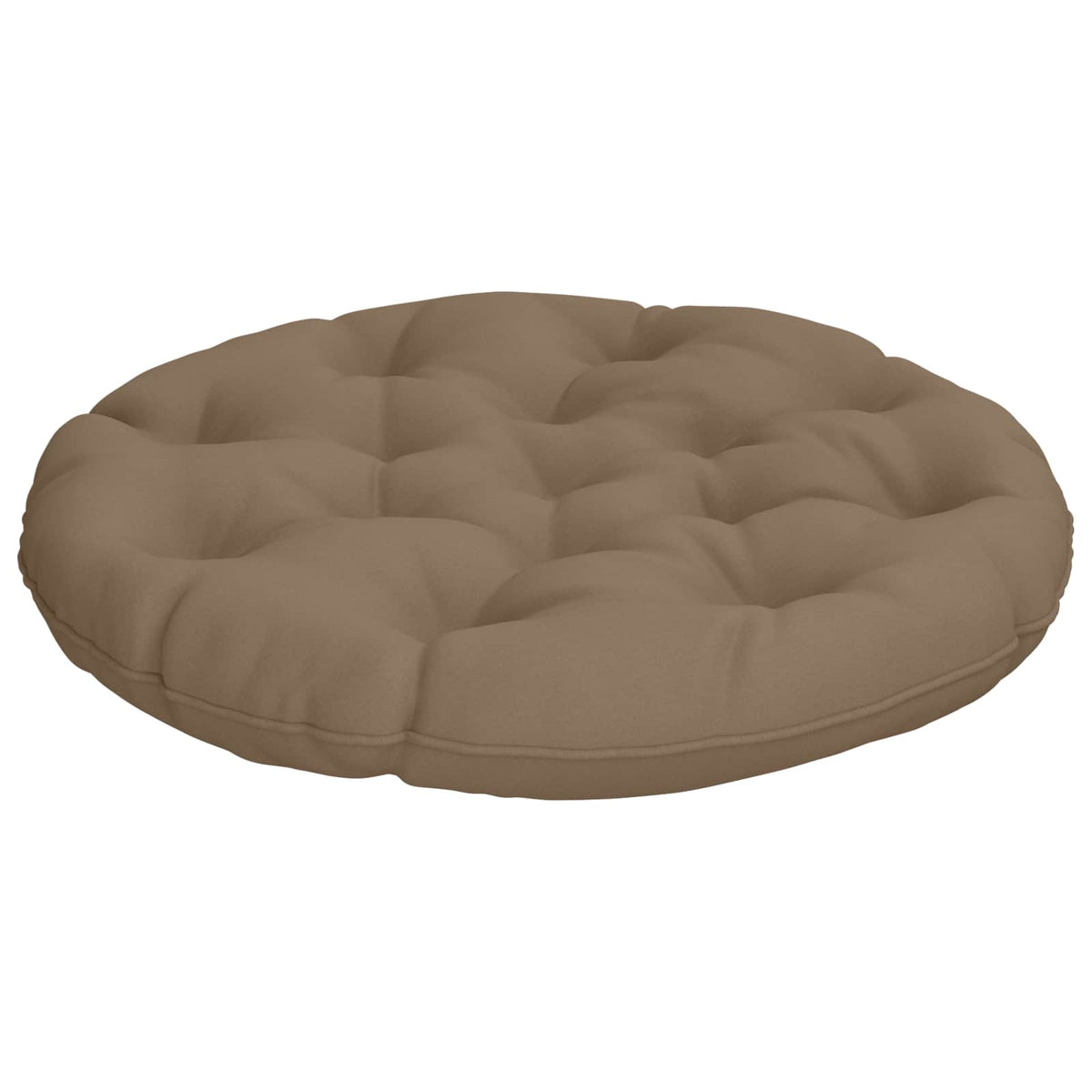 Hængestolspude VIANEN 100% polyester Gråbrun Ø 80 x 12 cm