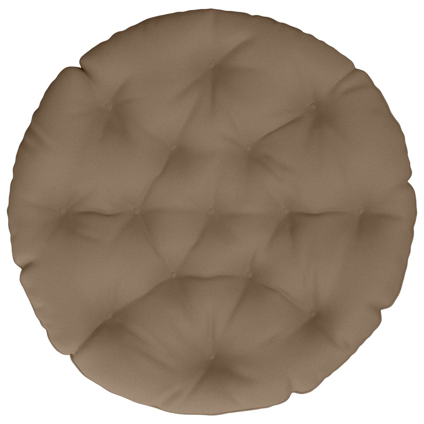 Hængestolspude VIANEN 100% polyester Gråbrun Ø 80 x 12 cm