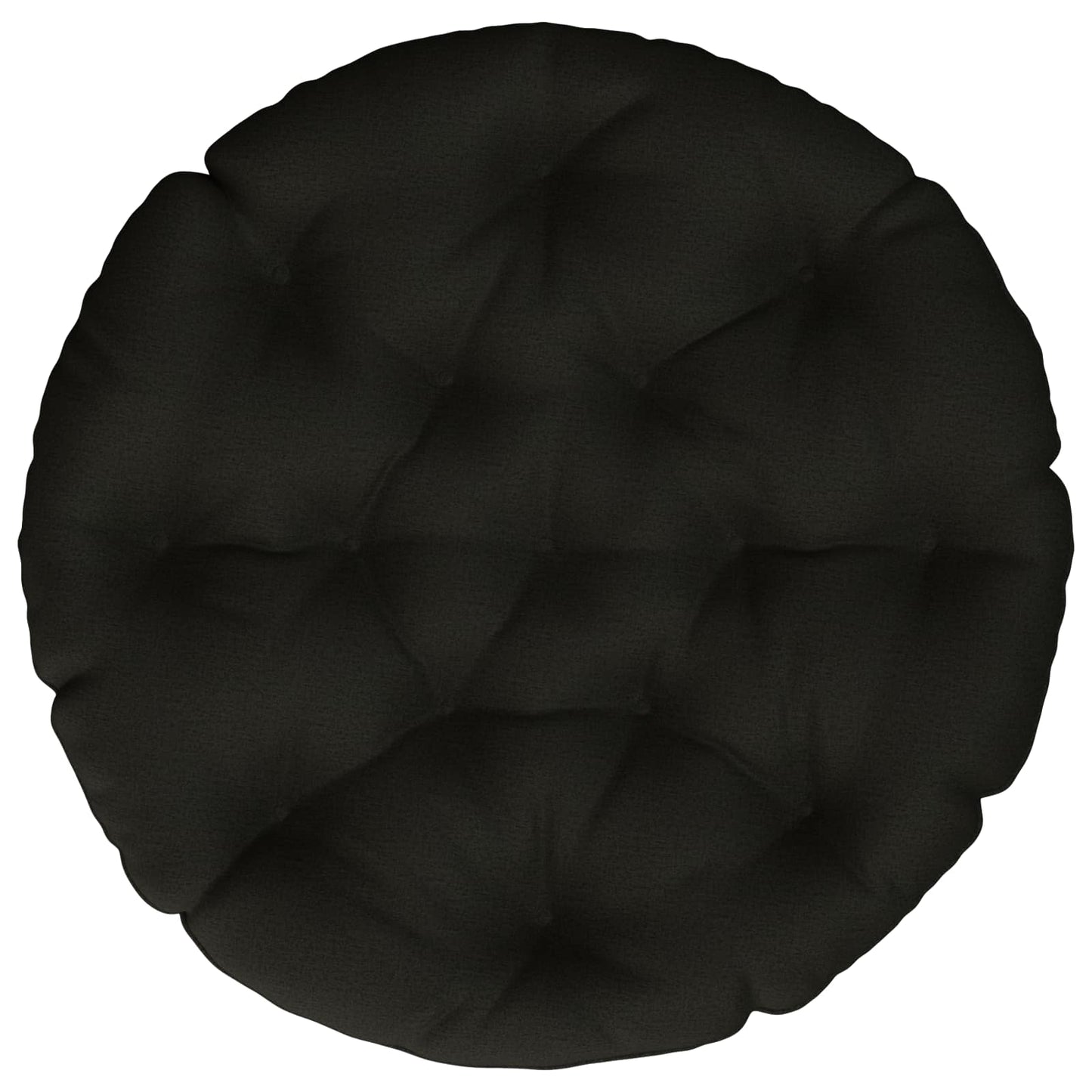 Hængestolspude VIANEN 100% polyester Sort Ø 80 x 12 cm