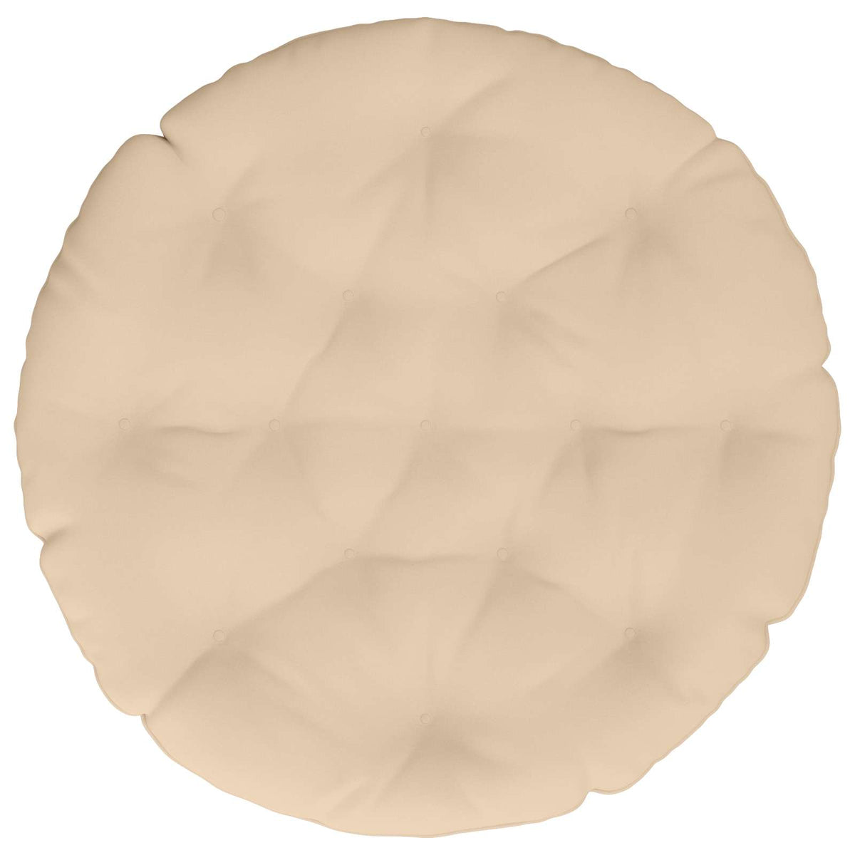 Hængestolspude VIANEN 100% polyester Cremefarvet Ø 80 x 12 cm