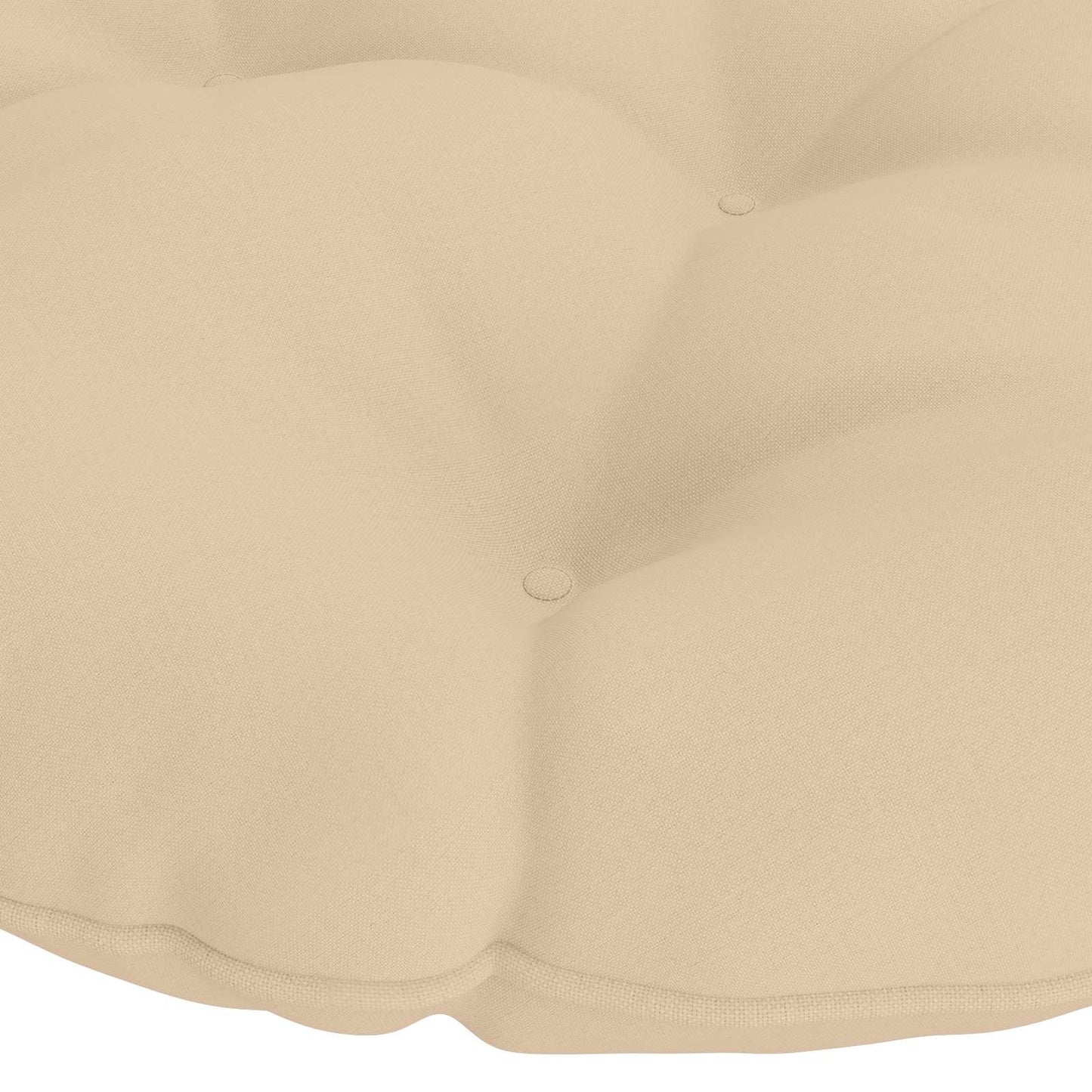 Hængestolspude VIANEN 100% polyester Cremefarvet Ø 60 x 10 cm