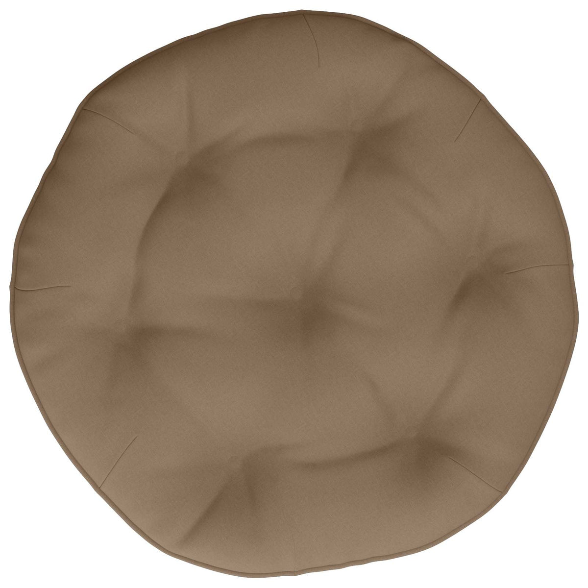 Hængestolspude VIANEN 100% polyester Gråbrun Ø 50 x 10 cm