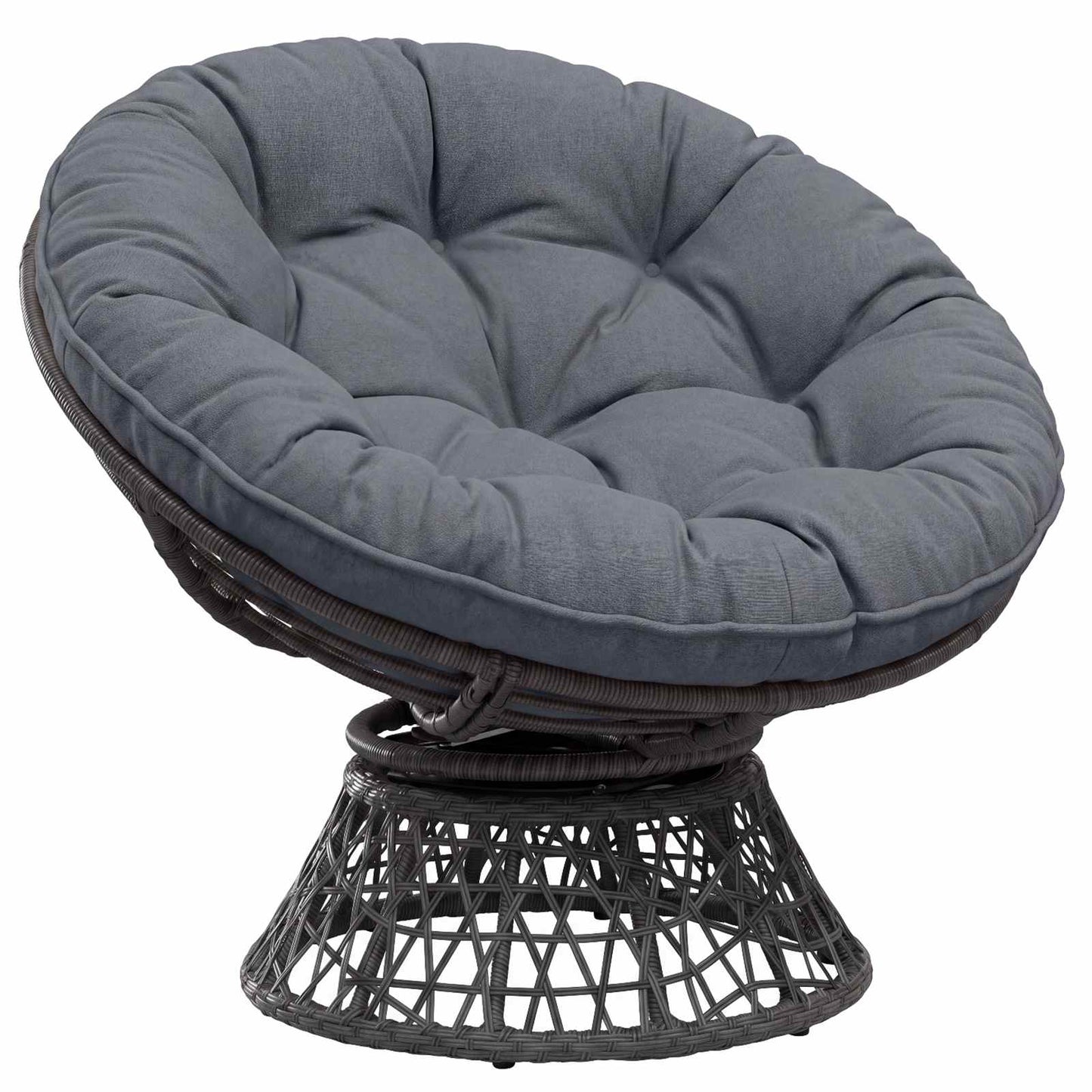 Hængestolspude VIANEN 100% polyester Blå Ø 50 x 10 cm