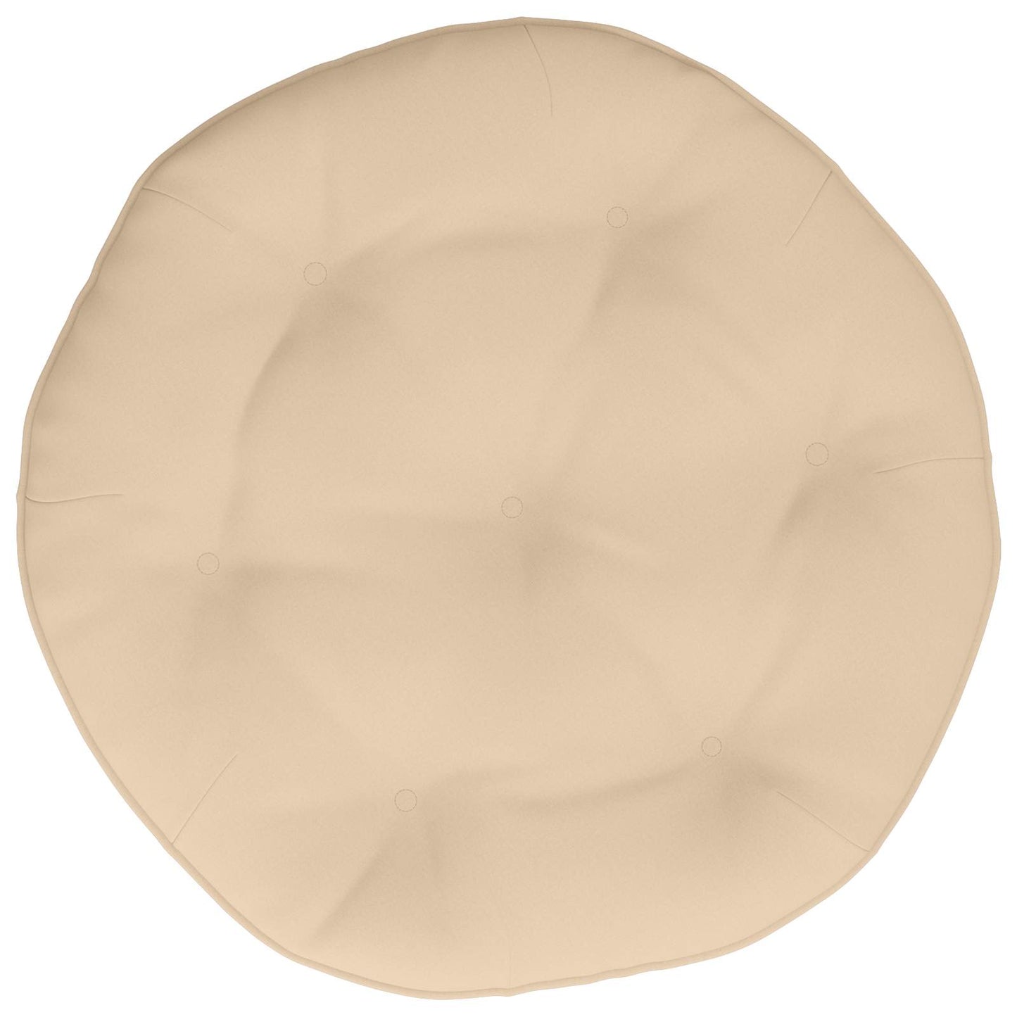 Hængestolspude VIANEN 100% polyester Cremefarvet Ø 50 x 10 cm