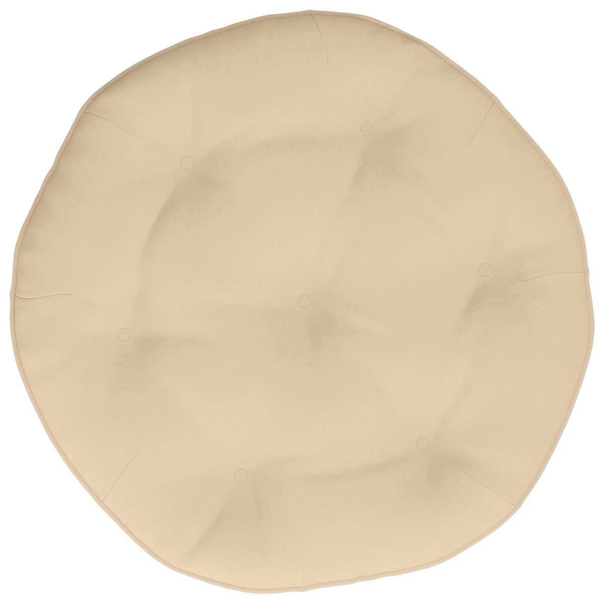 Hængestolspude VIANEN 100% polyester Cremefarvet Ø 40 x 10 cm