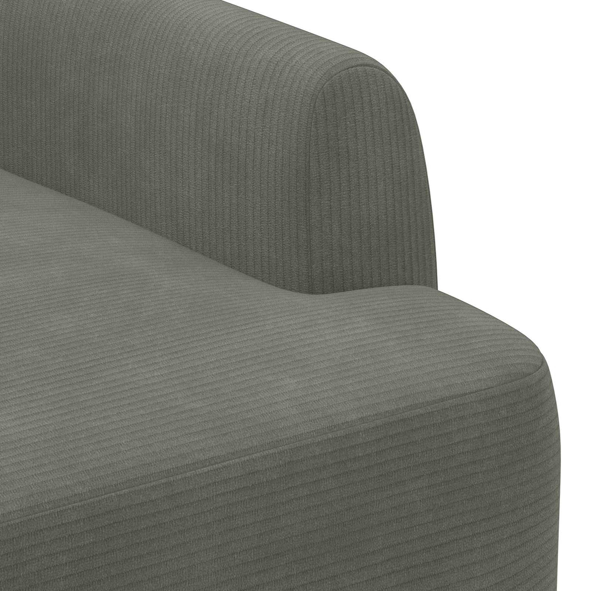 Lænestol med knap tufting Lysegrå 116 x 67 x 81 cm Velourstof