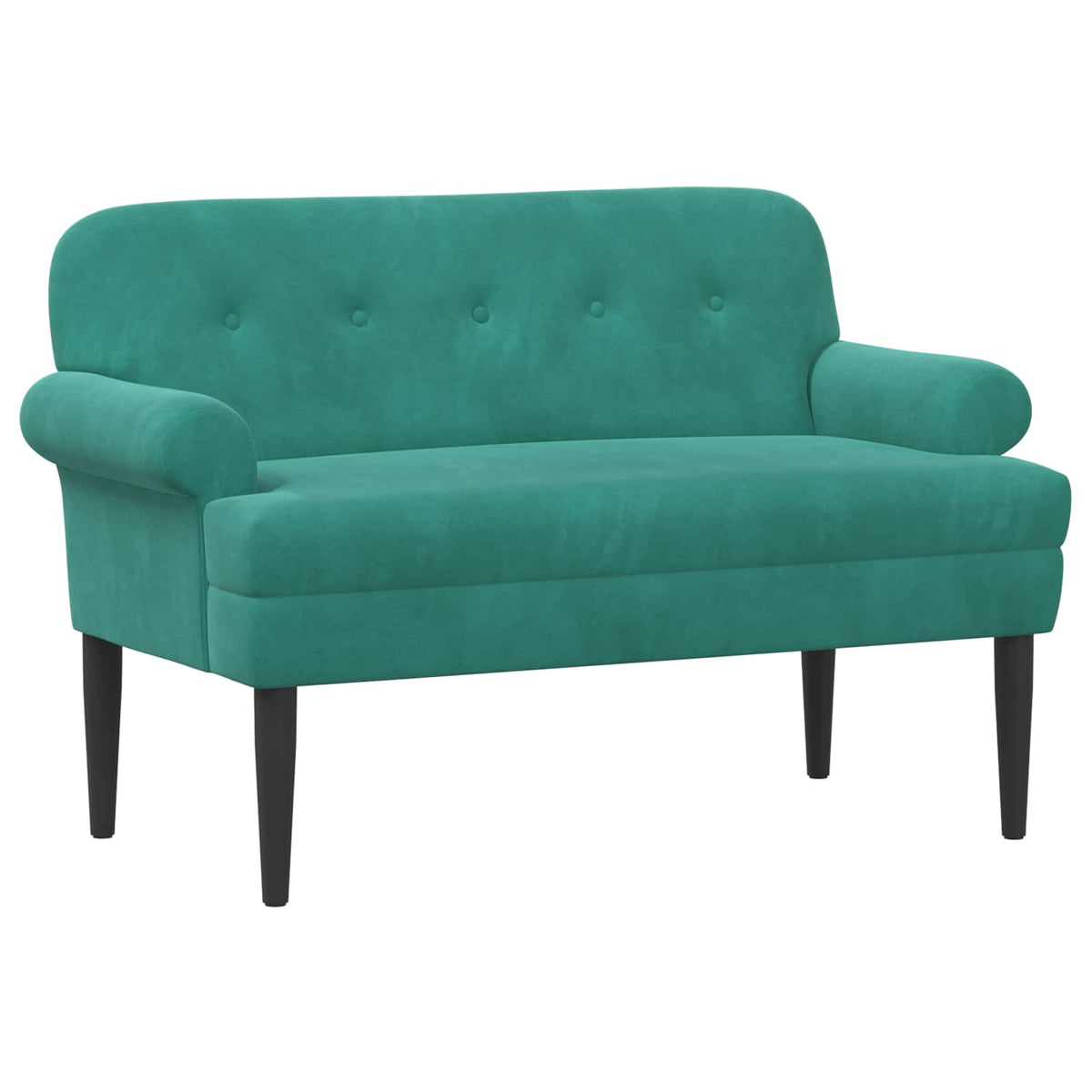Lænestol med knap tufting Turkis 120 x 66 x 78 cm Fløjl