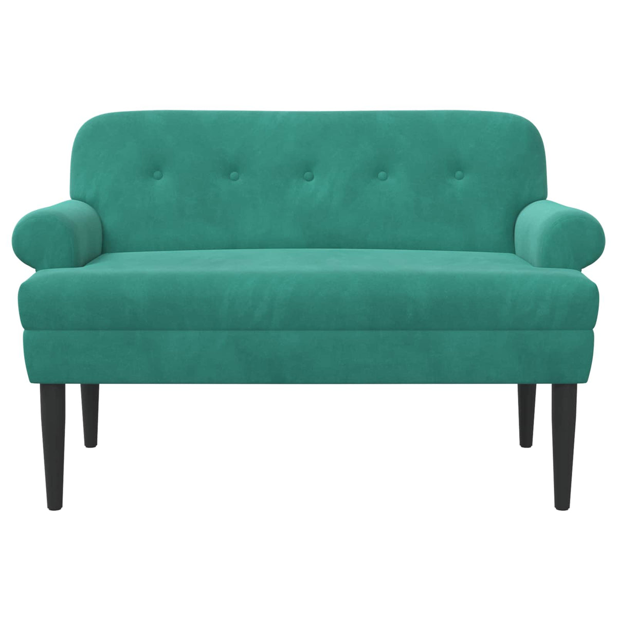 Lænestol med knap tufting Turkis 120 x 66 x 78 cm Fløjl