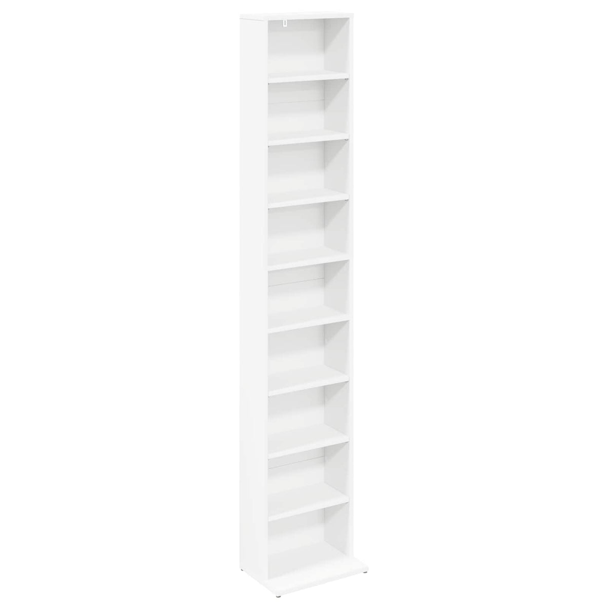 CD Skab Hvid 33 x 23,5 x 175 cm Konstrueret træ