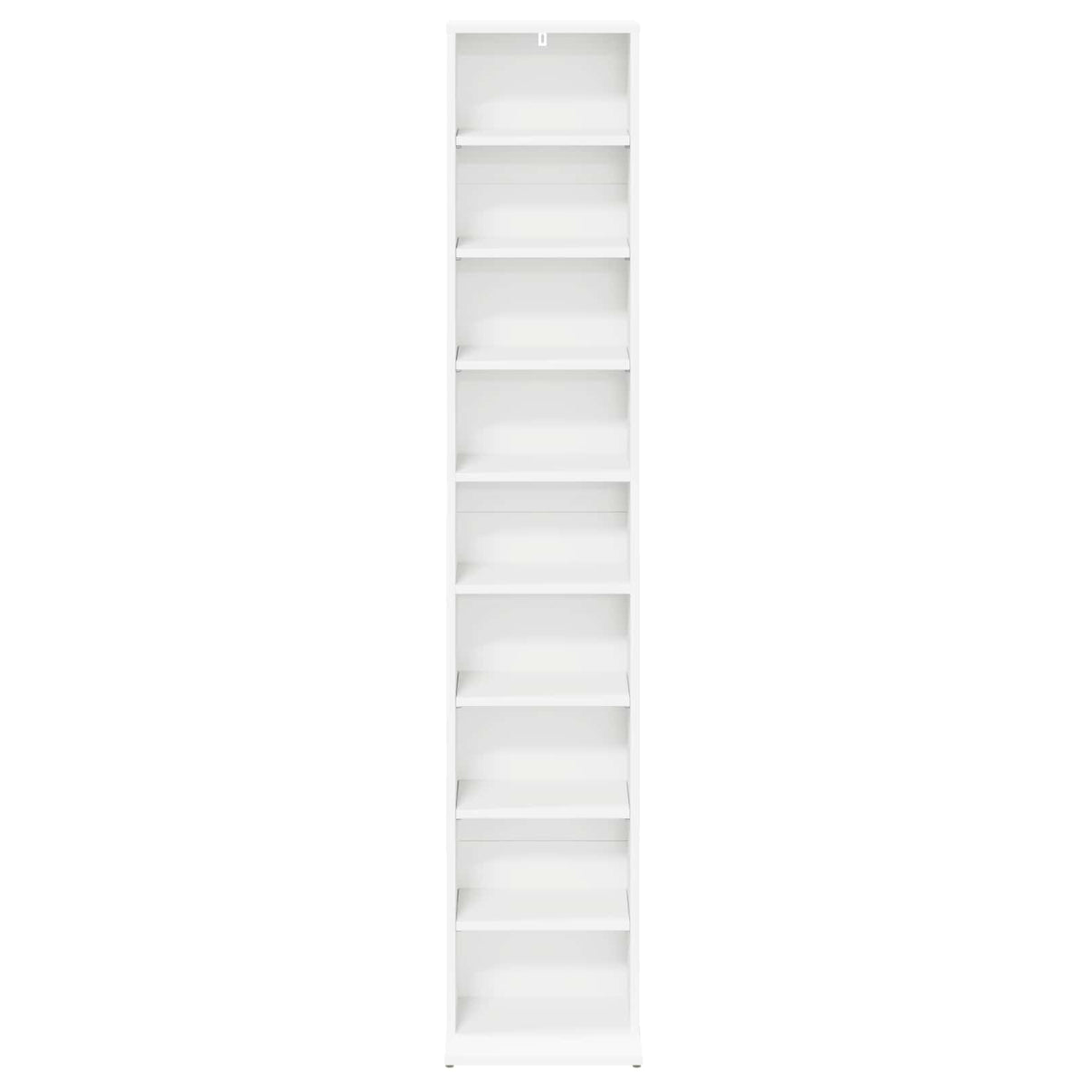 CD Skab Hvid 33 x 23,5 x 175 cm Konstrueret træ