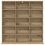 CD Skab Artisan-eg 96 x 23,5 x 97,5 cm Konstrueret træ