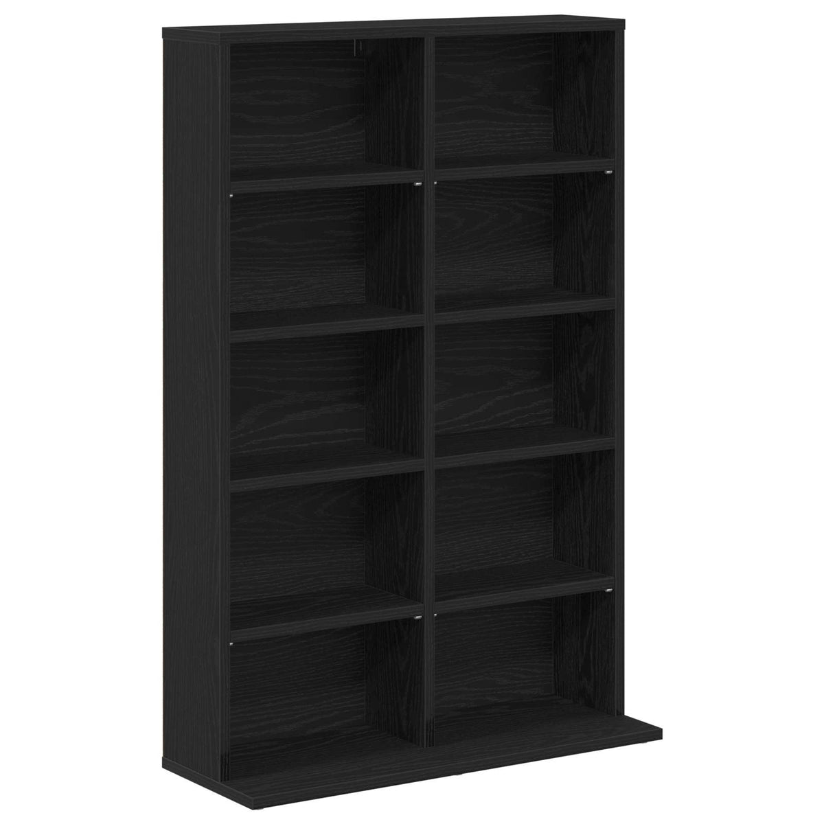 CD Skab Sort eg 65 x 23,5 x 97,5 cm Konstrueret træ