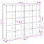 CD Skab 2 stk. Sort eg 65 x 23,5 x 97,5 cm Konstrueret træ