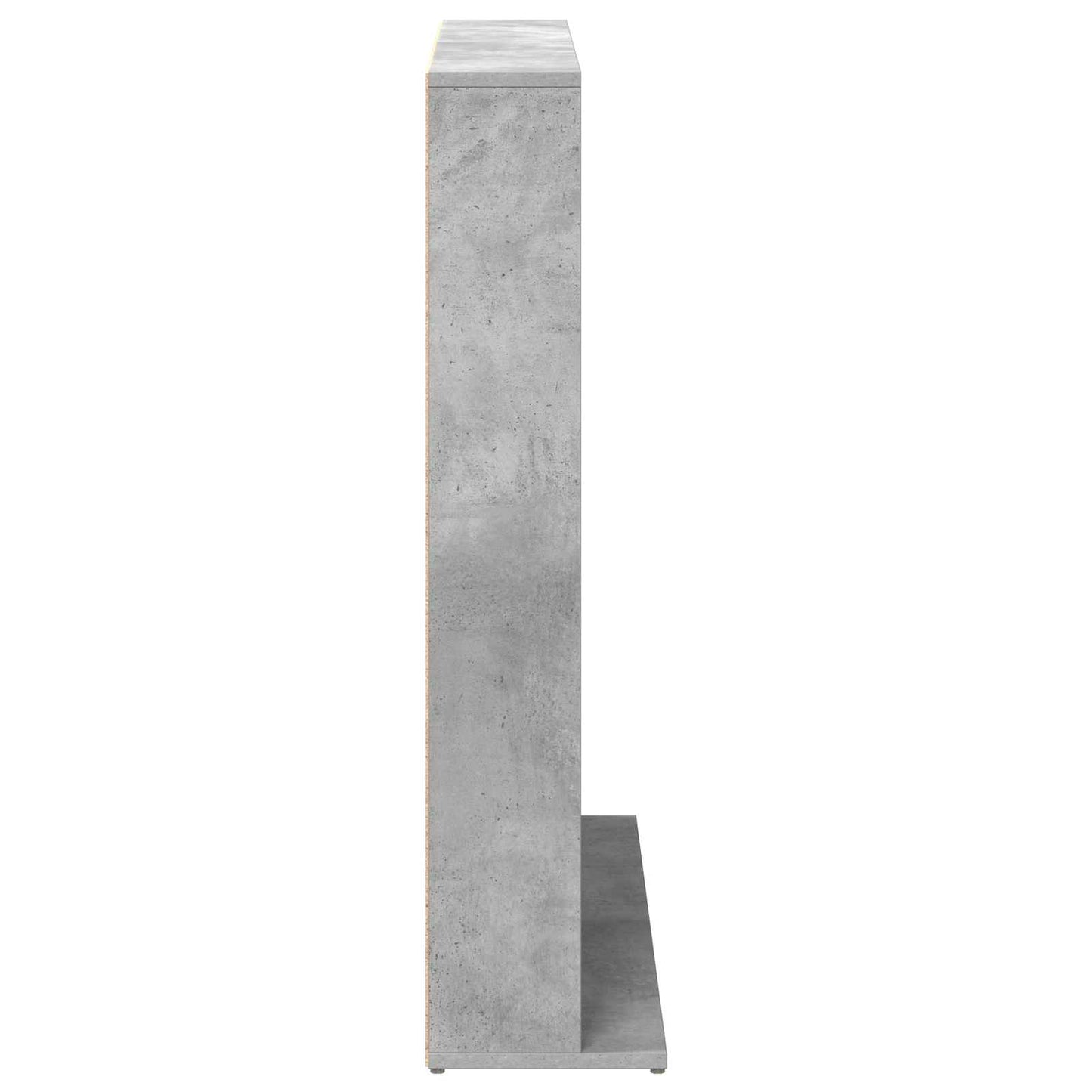 CD Skab Betongrå 65 x 23,5 x 97,5 cm Konstrueret træ