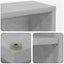 CD Skab 2 stk. Betongrå 65 x 23,5 x 97,5 cm Konstrueret træ