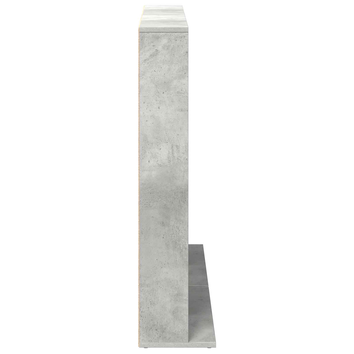 CD Skab 2 stk. Betongrå 65 x 23,5 x 97,5 cm Konstrueret træ