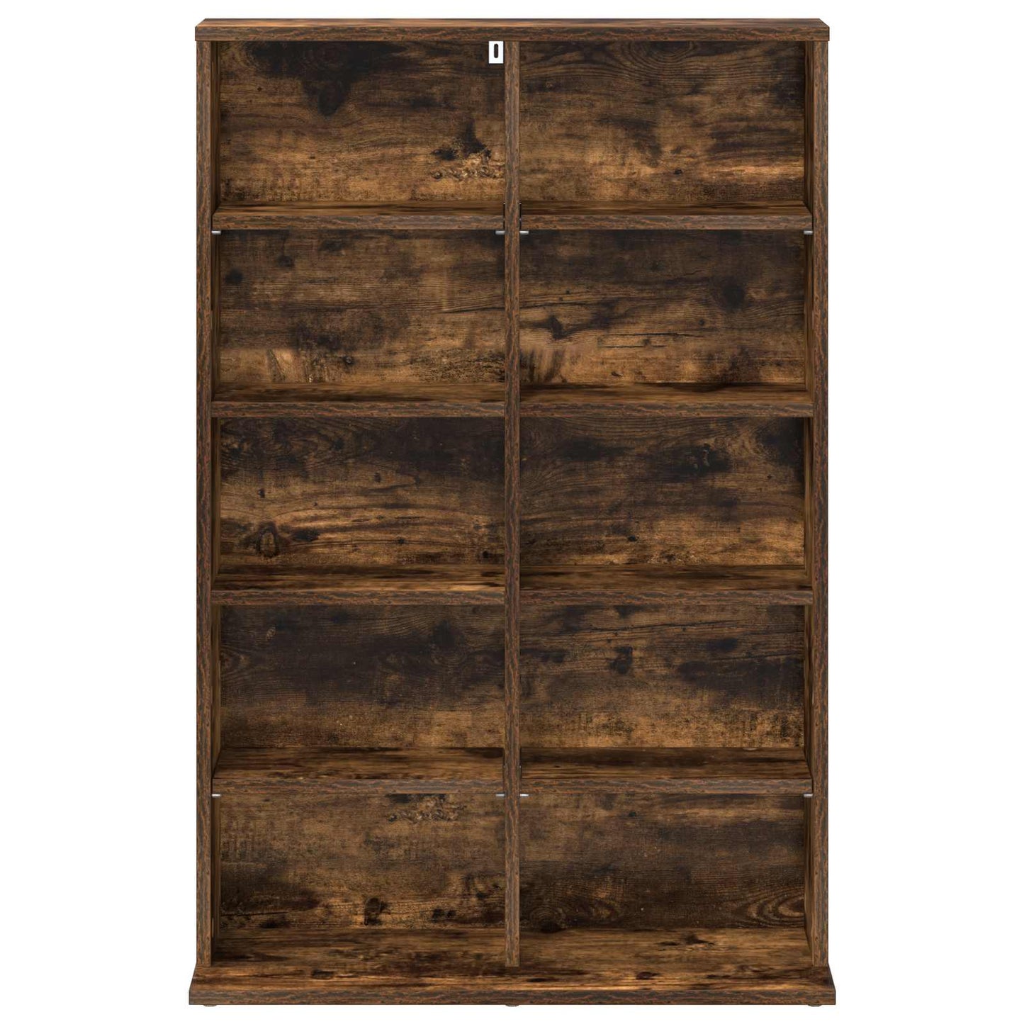 CD Skab Røget eg 65 x 23,5 x 97,5 cm Konstrueret træ