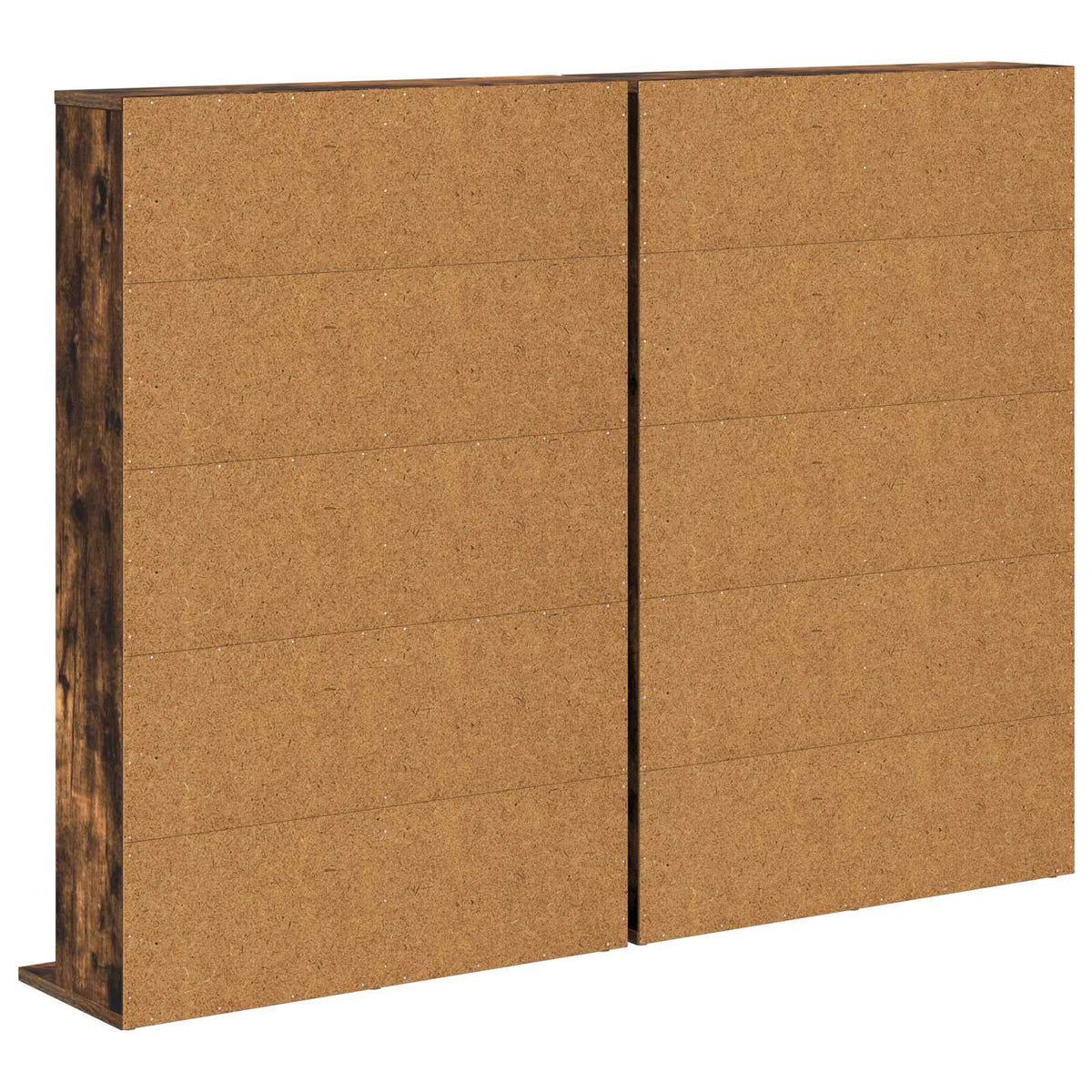 CD Skab 2 stk. Røget eg 65 x 23,5 x 97,5 cm Konstrueret træ