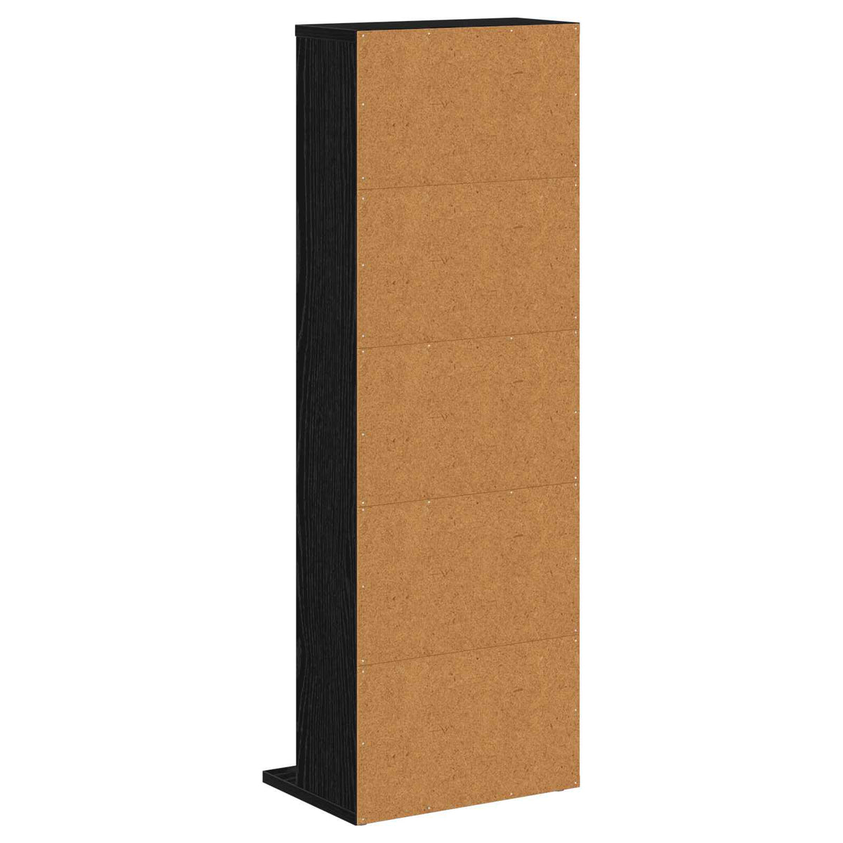CD Skab Sort eg 33 x 23,5 x 97,5 cm Konstrueret træ
