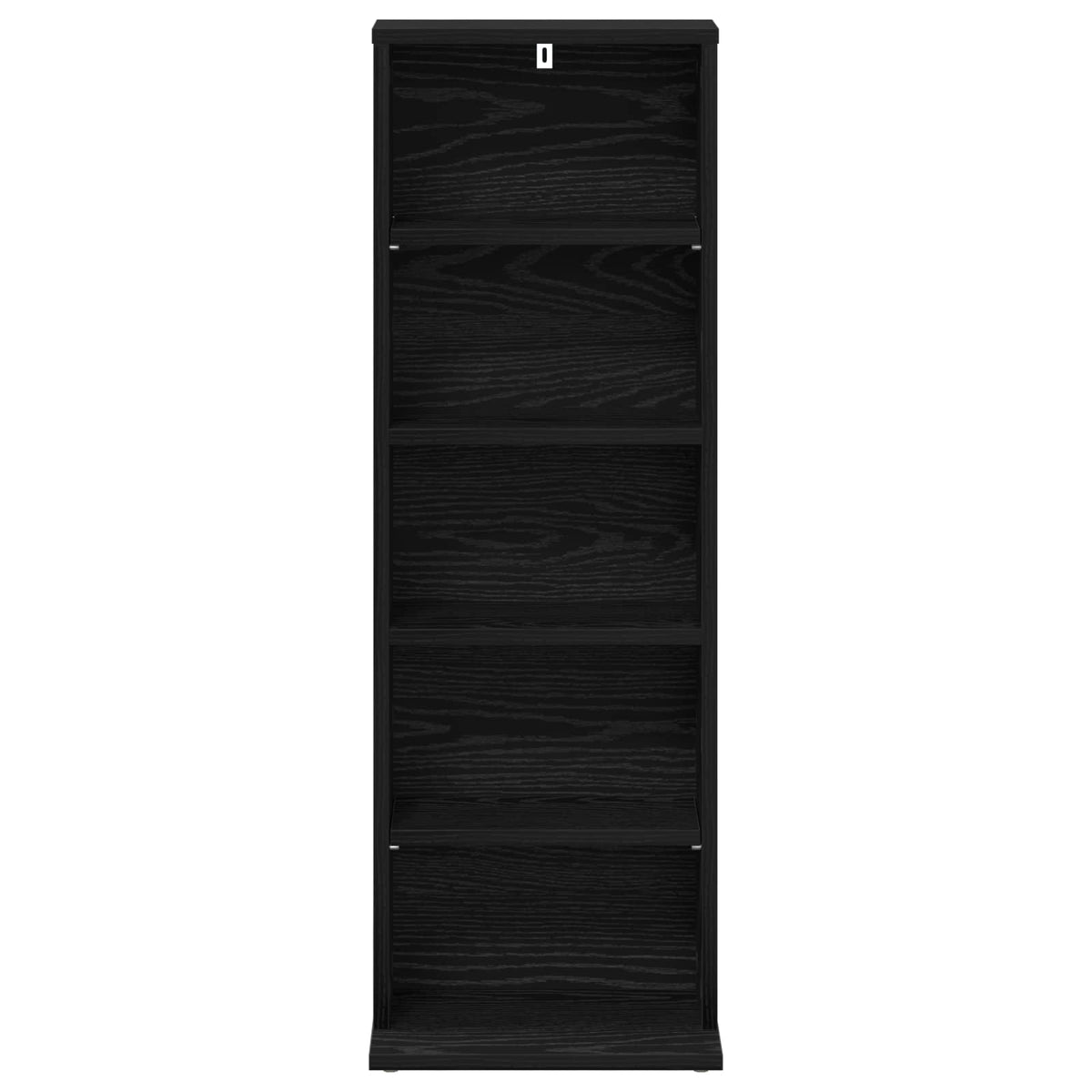 CD Skab Sort eg 33 x 23,5 x 97,5 cm Konstrueret træ