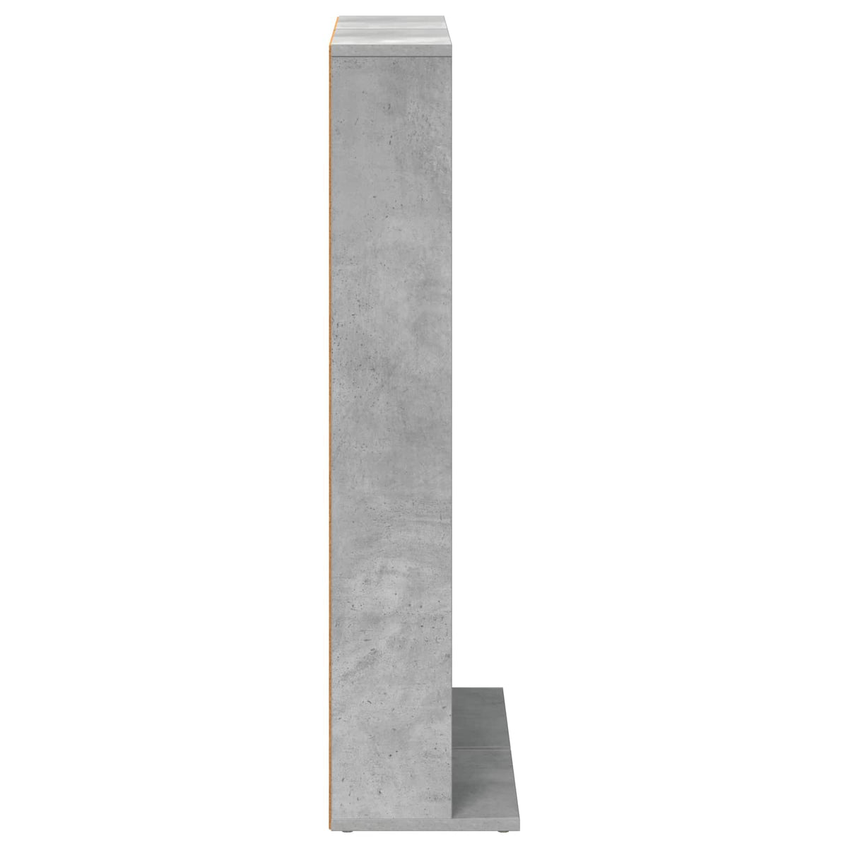 CD Skab 2 stk. Betongrå 33 x 23,5 x 97,5 cm Konstrueret træ