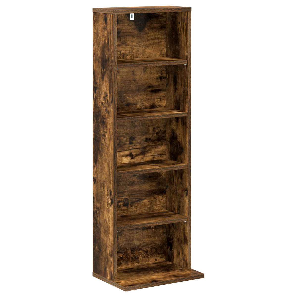 CD Skab 2 stk. Røget eg 33 x 23,5 x 97,5 cm Konstrueret træ