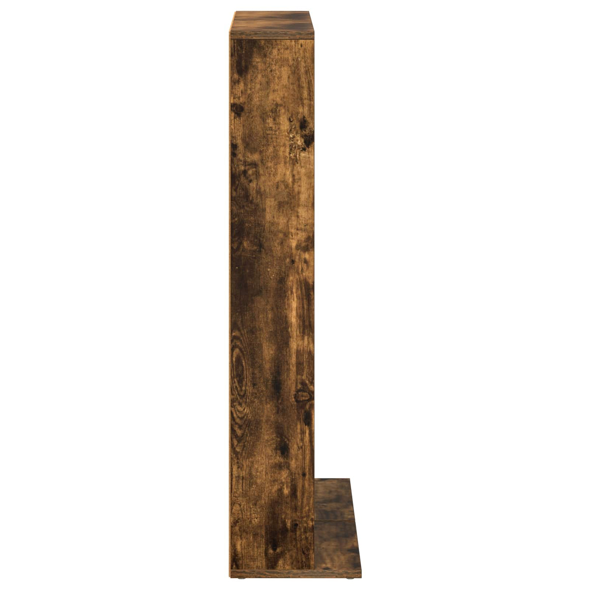 CD Skab 2 stk. Røget eg 33 x 23,5 x 97,5 cm Konstrueret træ