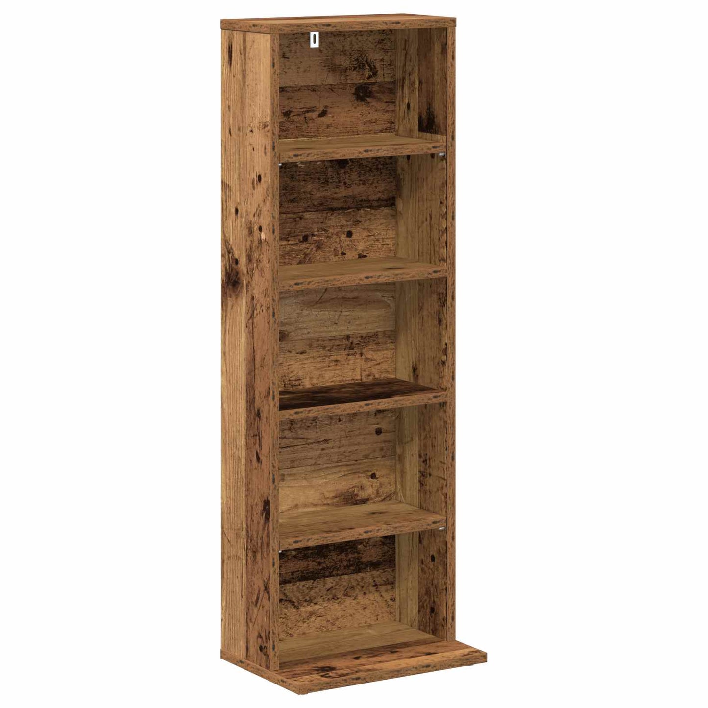 CD Skab 2 stk. Gammelt træ 33 x 23,5 x 97,5 cm Konstrueret træ