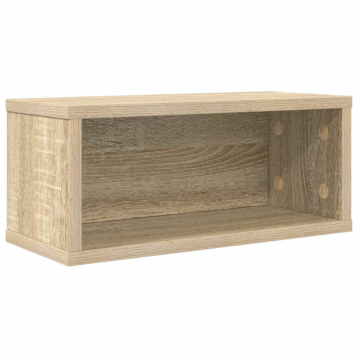 CD Opbevaringsrække 2 stk. Sonoma-eg 40 x 17 x 17 cm