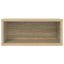 CD Opbevaringsrække 2 stk. Sonoma-eg 40 x 17 x 17 cm