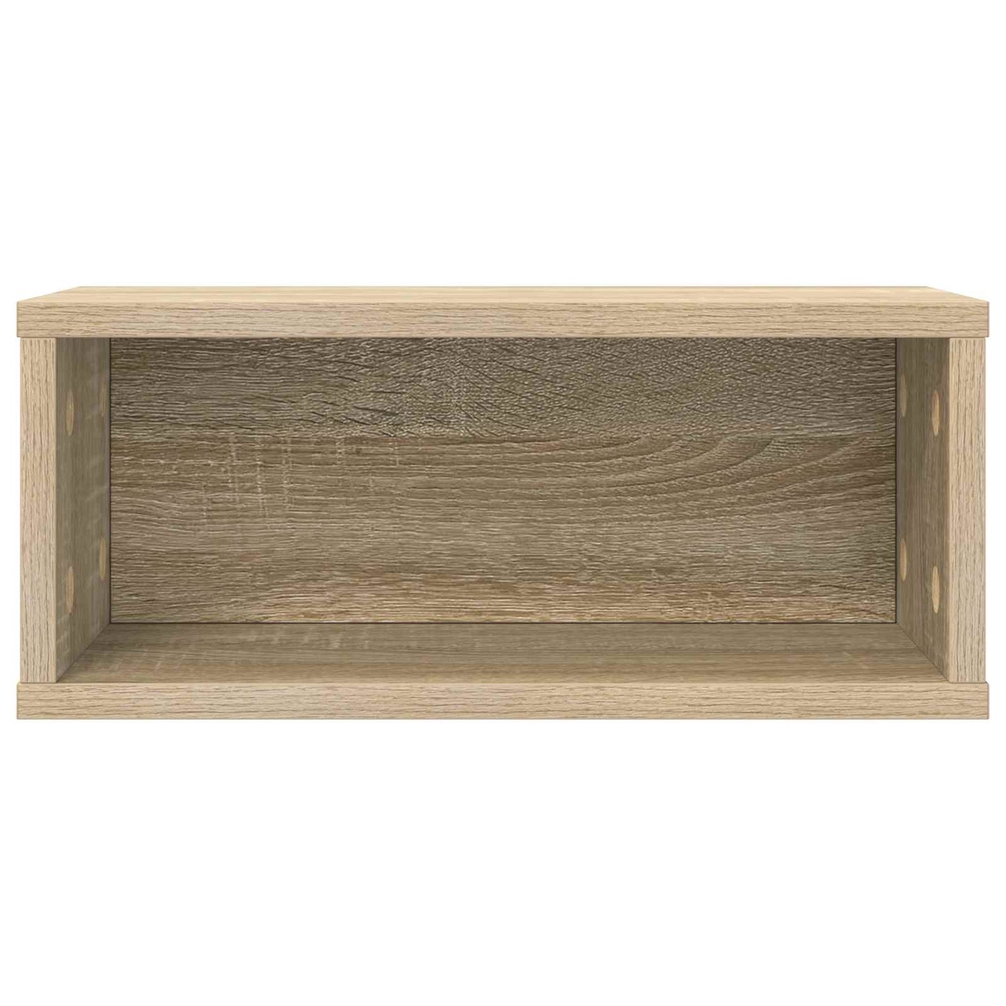 CD Opbevaringsrække 2 stk. Sonoma-eg 40 x 17 x 17 cm
