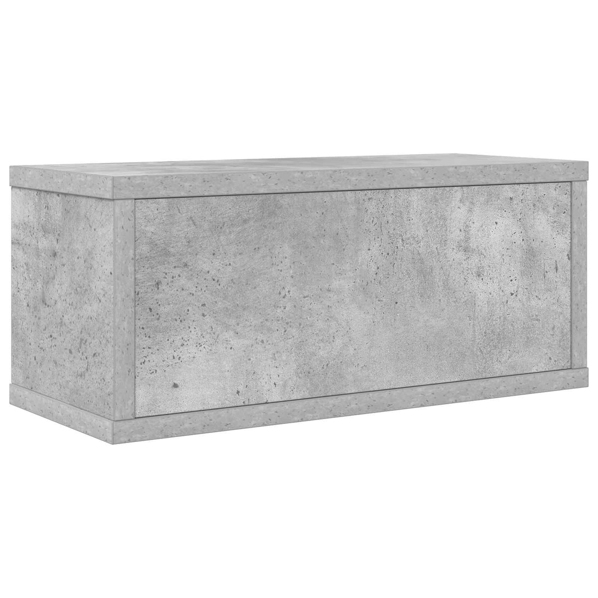 CD Opbevaringsrække Betongrå 40 x 17 x 17 cm Konstrueret træ