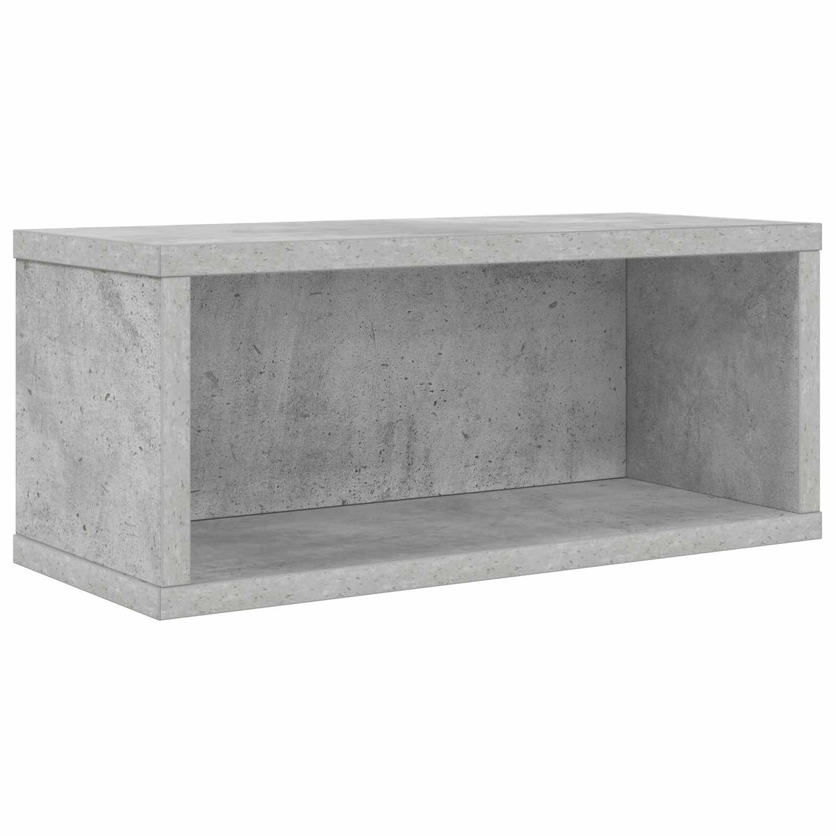 CD Opbevaringsrække 2 stk. Betongrå 40 x 17 x 17 cm
