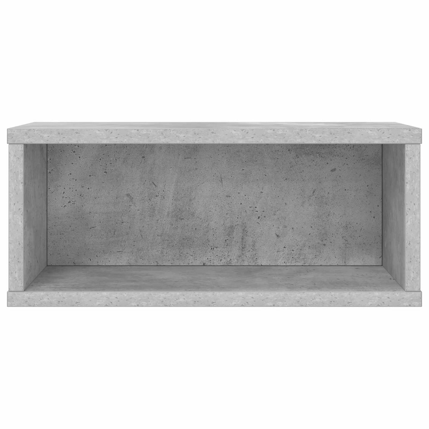 CD Opbevaringsrække 2 stk. Betongrå 40 x 17 x 17 cm