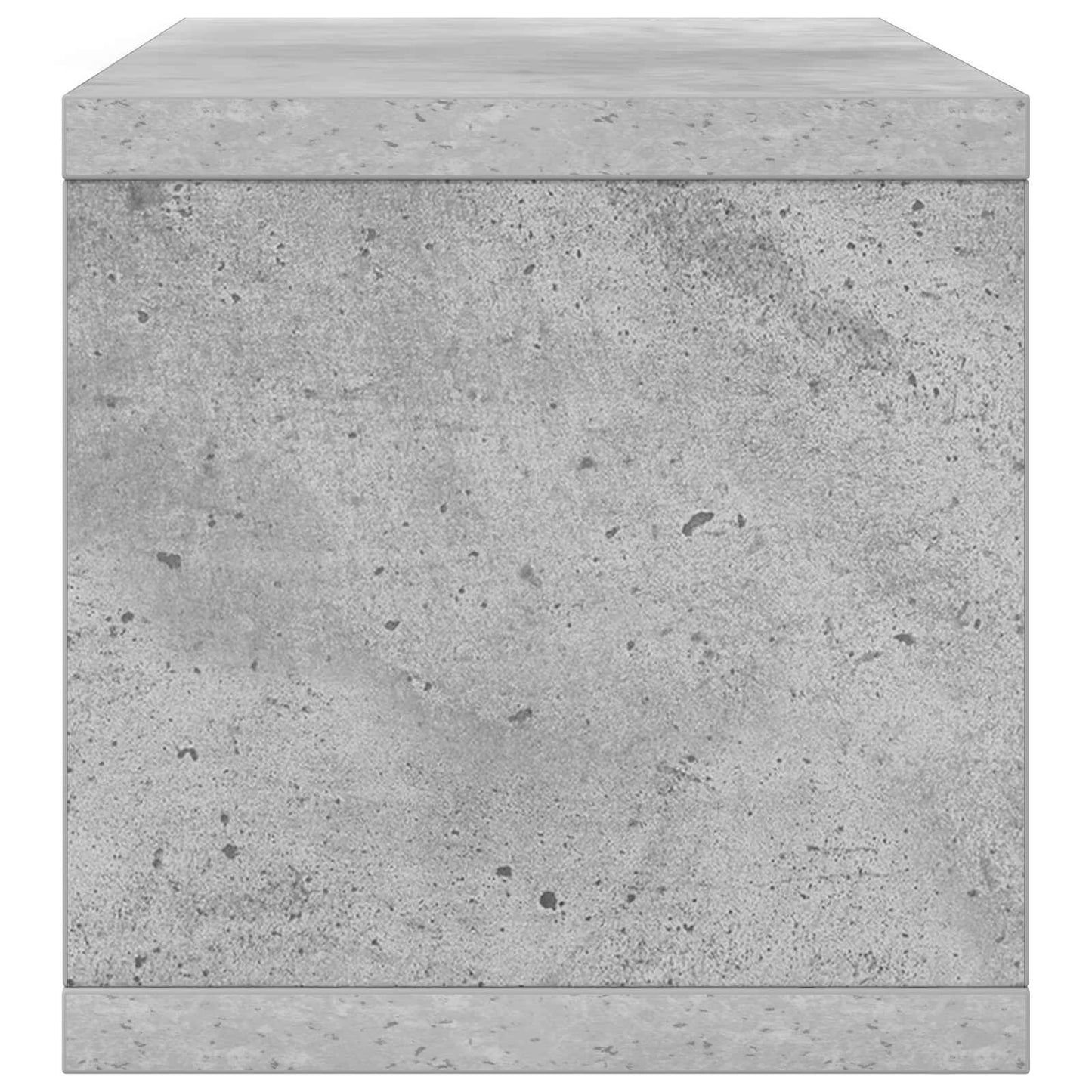 CD Opbevaringsrække 2 stk. Betongrå 40 x 17 x 17 cm