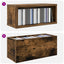 CD Opbevaringsrække 2 stk. Røget eg 40 x 17 x 17 cm