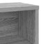 CD Opbevaringsrække 4 stk. Grå Sonoma 40 x 17 x 17 cm