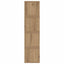 CD Opbevaringsrække 4 stk. Artisan-eg 40 x 17 x 17 cm