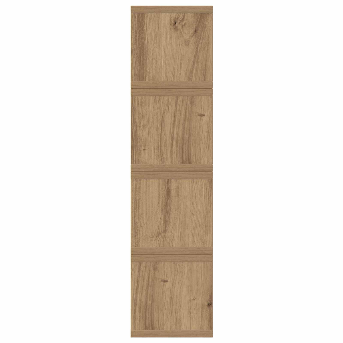 CD Opbevaringsrække 4 stk. Artisan-eg 40 x 17 x 17 cm