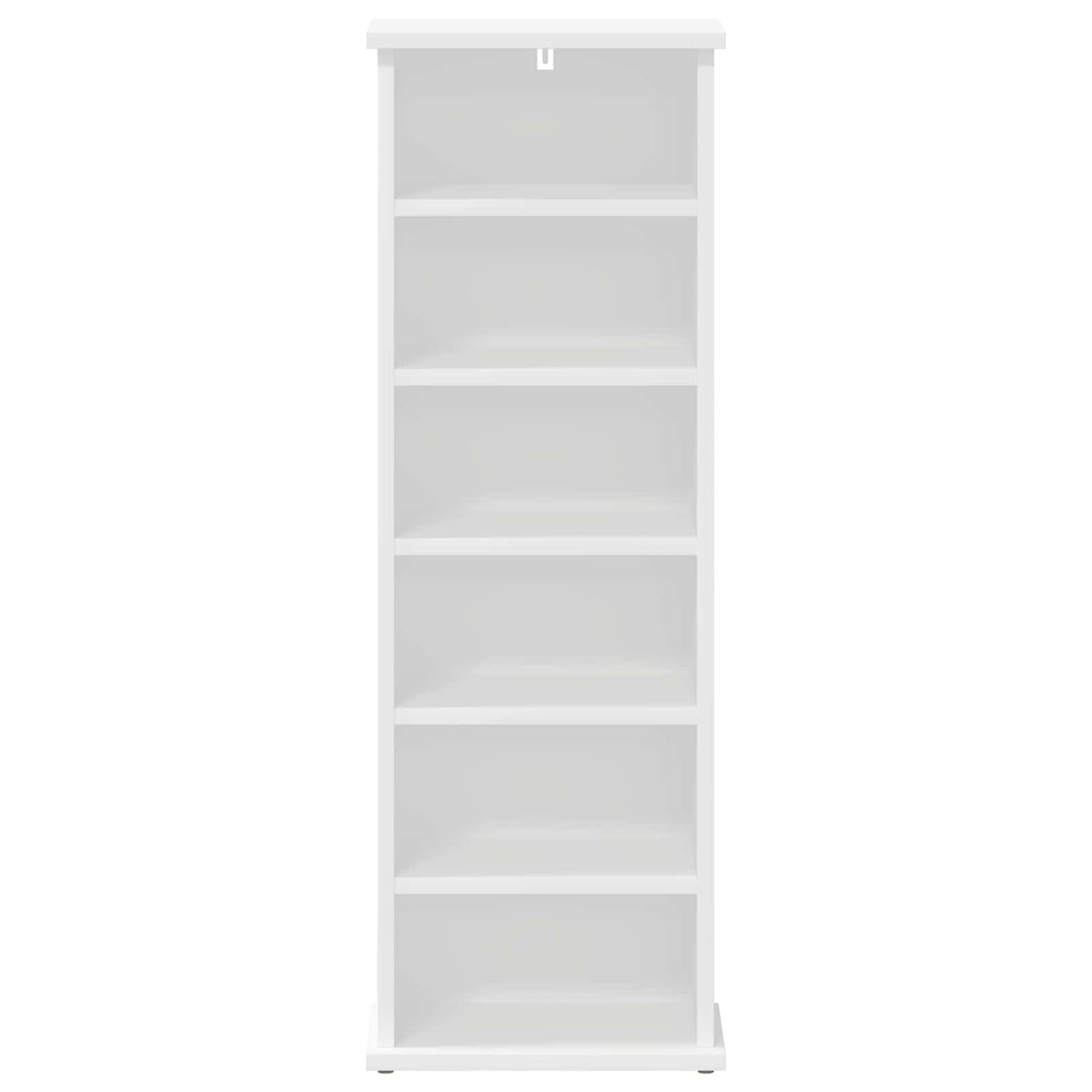 CD Skab Hvid 32 x 17 x 92 cm Konstrueret træ
