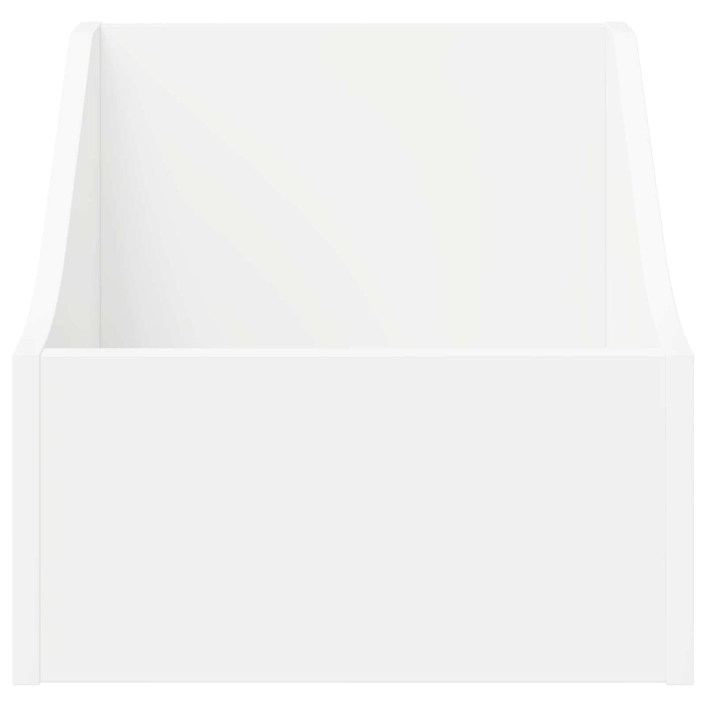 LP pladeæske Hvid 37 x 33 x 32 cm Konstrueret træ