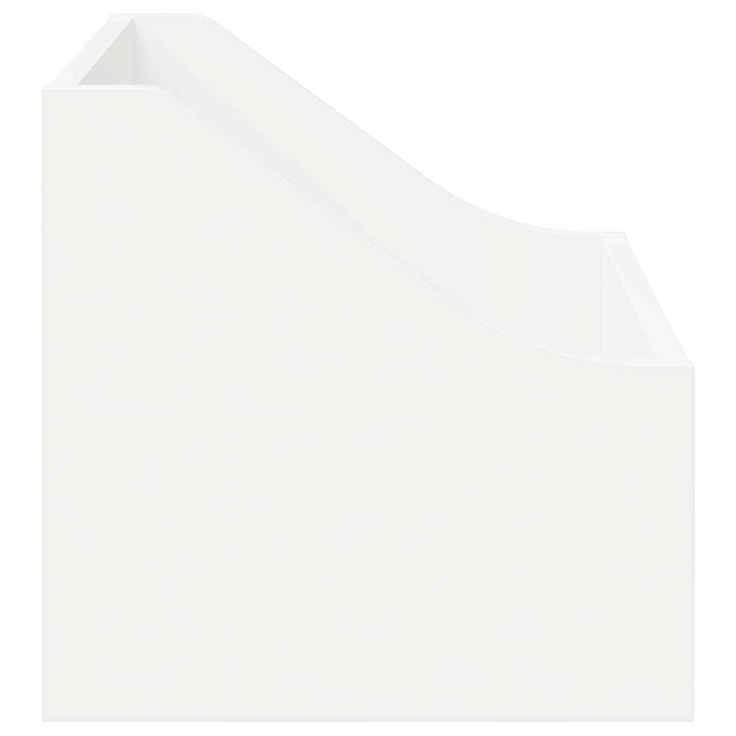 LP pladeæske Hvid 37 x 33 x 32 cm Konstrueret træ