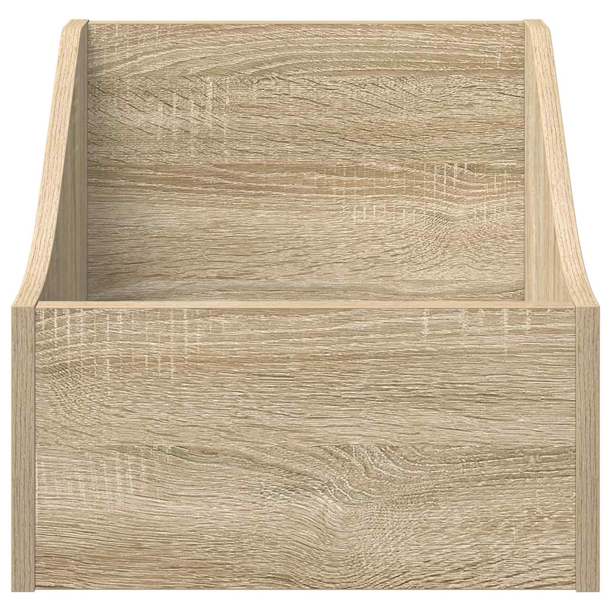 LP pladeæske 2 stk. Sonoma-eg 37 x 33 x 32 cm Konstrueret træ