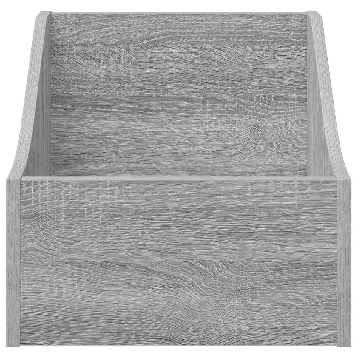 LP pladeæske 2 stk. Grå Sonoma 37 x 33 x 32 cm Konstrueret træ