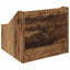 LP pladeæske Gammelt træ 37 x 33 x 32 cm Konstrueret træ