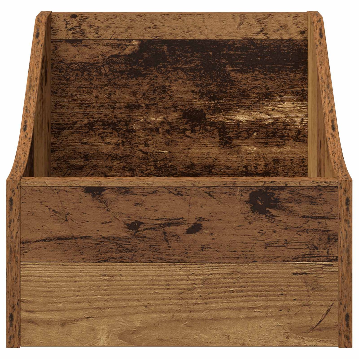 LP pladeæske Gammelt træ 37 x 33 x 32 cm Konstrueret træ