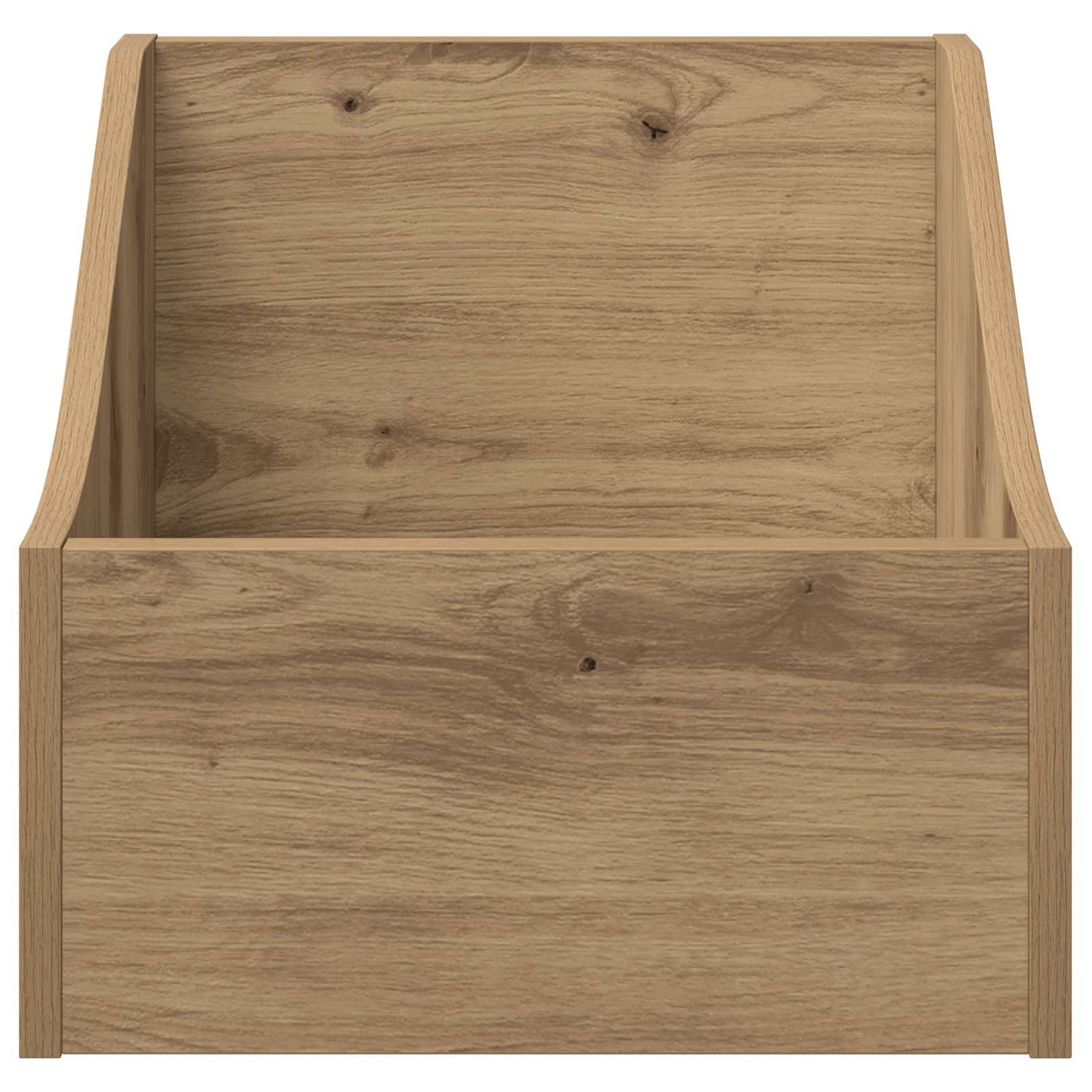 LP pladeæske Artisan-eg 37 x 33 x 32 cm Konstrueret træ
